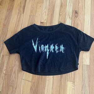 lululemon athletica Black Graphic Crop Top